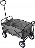 Тележка туристическая, пляжная, раскладная All4Home-Garden 145 л Серый, фото 5