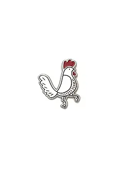 Пін (значок) Bookopt Півень