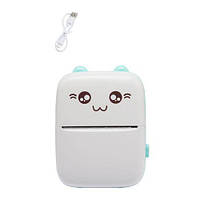 Портативний термопринтер "Mini Printer" (синій)