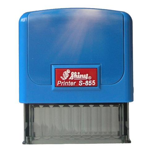 Оснастка для штампа 70x25 мм синя, Shiny Printer S-855