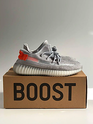 Чоловічі кросівки Adidas Yeezy Boost 350 V2 Tail Light Адідас Ізі Буст сірі літо