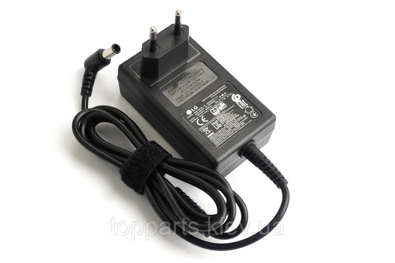 Мережевий блок живлення для моніторів LG 19В, 1.3 (25W), роз'єм 6.5/4.4 (pin inside), ОРИГІНАЛЬНИЙ, фото 1