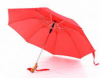 Зонт с деревянной ручкой голова утки (Красный) h