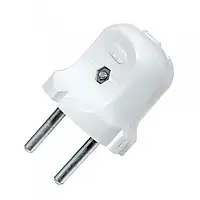 Вилка проста 10А БІЛА "ЕМП" (20/800)