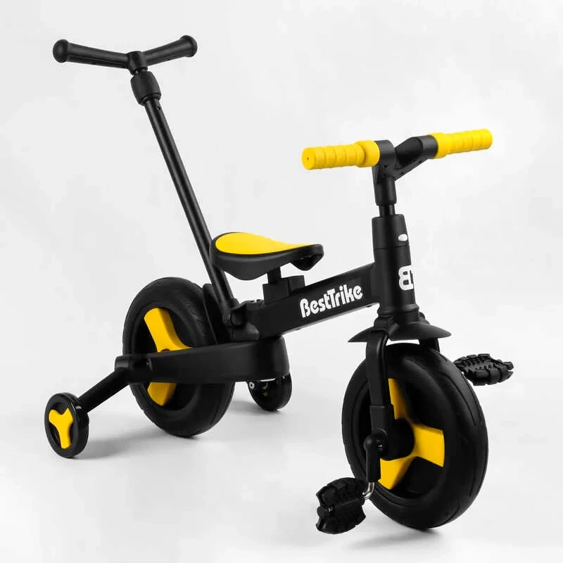 Велосипед-трансформер Best Trike 58195 (1) колеса PU 10', батьківська ручка, знімні педалі