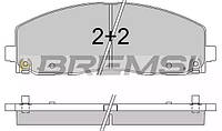 Колодки передние тормозные Fiat Freemont 11-/Dodge Caravan 08- (183x63.2x19.5), Bremsi (BP3543)