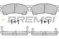 Колодки передние тормозные Mazda 323/626 94-04 (sumitomo), Bremsi (BP2622)