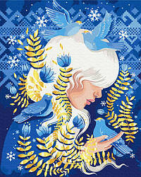 Картина за номерами BrushMe Птахи зими © Поліна Скурихіна (BSM-B53864) 40 х 50 см