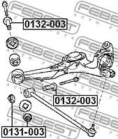 Гайка с эксцентриком RAV 4 00-05, FEBEST (0131003)