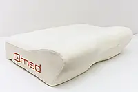 Ортопедическая подушка для сна Qmed Premium Pillow (60x35x12/10cm), с эффектом памяти