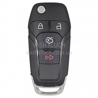 Ford Fusion Выкидной ключ 3+1 кнопки 315MHz HU101 ID47 7953 N5F-A08TAA