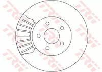 Диск тормозной (1 шт.) FORD (Europe) - JAGUAR Mondeo/Mondeo Estate/Wagon/X-Type, TRW (DF4147)