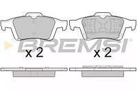 Колодки задние тормозные Ford Focus II/C-Max 03-12 (ATE), Bremsi (BP3091)