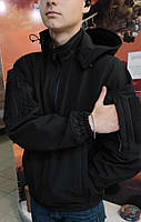 Мужская куртка тактическая демисезонная черная