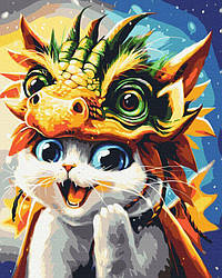 Картина за номерами BrushMe Котик Драконь © Маріанна Пащук (BSM-B53894) 40 х 50 см
