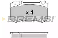 Колодки задние тормозные MB W211/W220 01-08 (brembo) (111,5x63,9x15,8), Bremsi (BP3164)