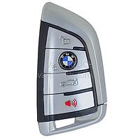 BMW FEM Смарт ключ 3+1 кнопки 434MHz ID47 7953 парус хром (плата оригинал)