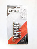 Набір біт 7пр. TORX SPECIAL T/VW YATO YT-0461 TS10-TS40 1/4" h