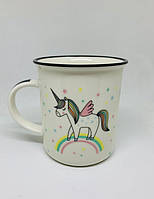 Чашка Единорог детская радуга unicorn rainbow 360 мл h