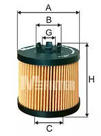 Фильтр масляный Volkswagen POLO IV (9N) (2001 - 2009), MFILTER (TE4016)