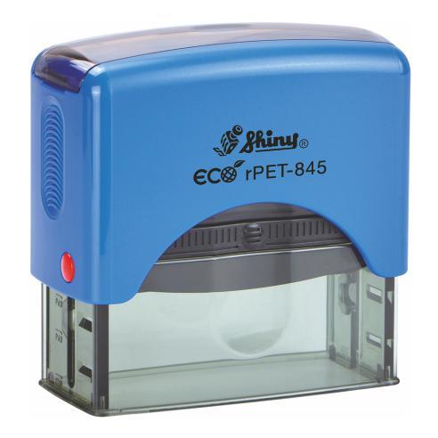 Оснастка для штампа 70x25 мм синя, Shiny rPET-845