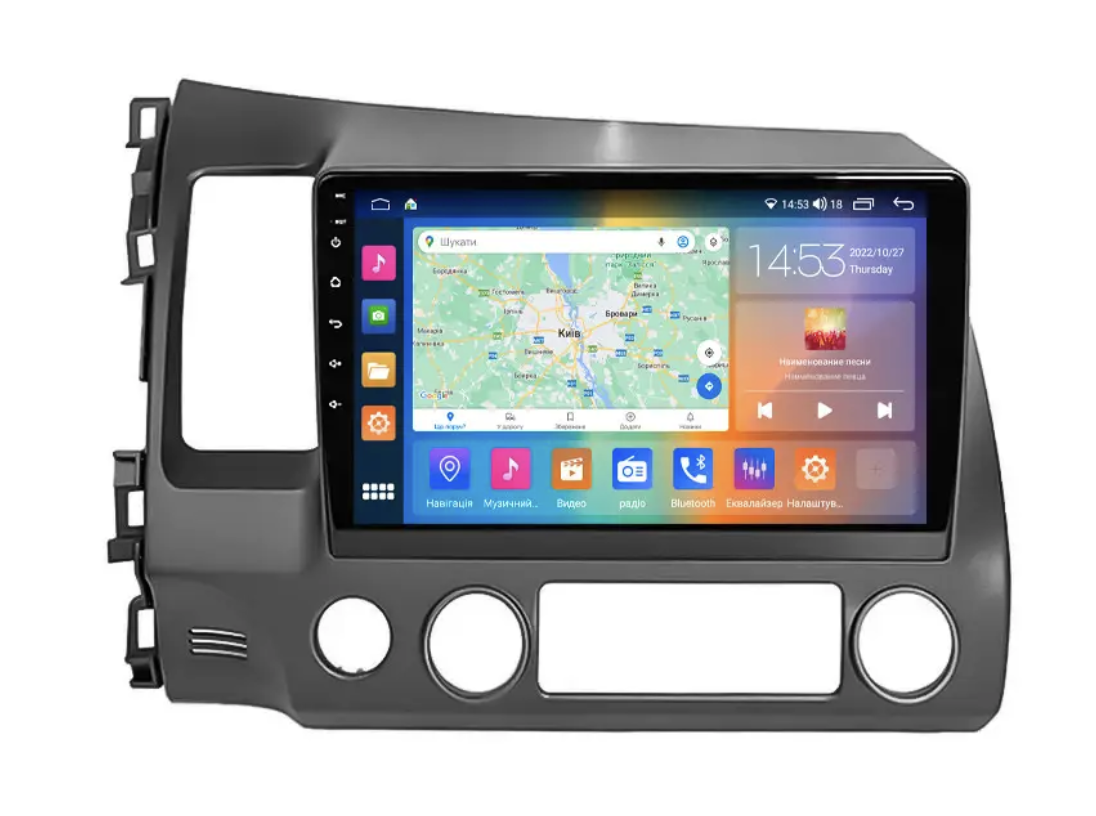 Штатна магнітола 4G Honda Civic 2006-2011 Android з підтримкою Apple CarPlay