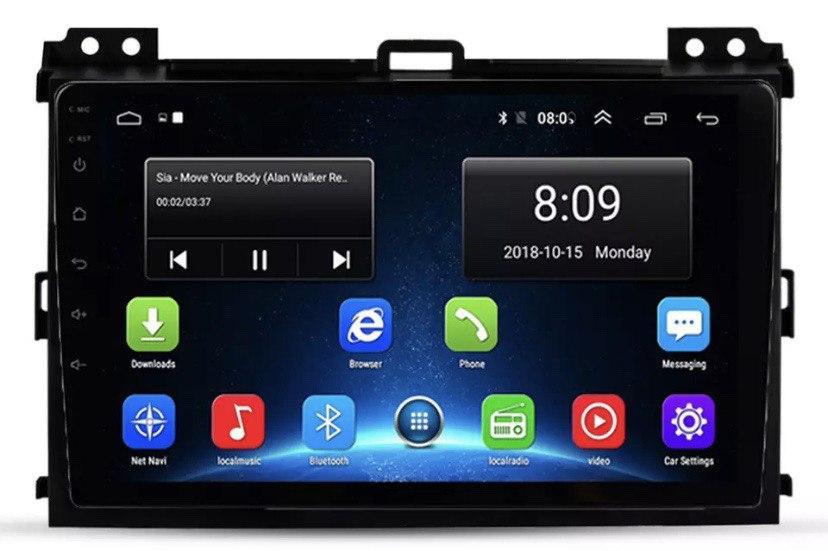 Штатна магнітола 4G Toyota Land Cruiser Prado 120 2003-2009 Android з підтримкою Apple CarPlay