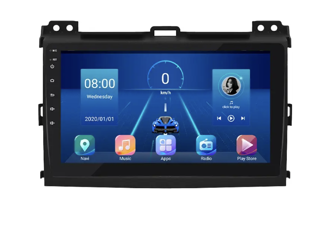 Штатна магнітола Toyota Land Cruiser Prado 120 2003-2009 Android