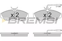Колодки передние тормозные Ducato/Boxer 94-02 (1.8t), Bremsi (BP2615)
