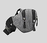 Стильна поясна сумка-бананка, фото 4