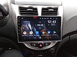 Штатна магнітола Hyundai Accent 2010-2016 Android, фото 6