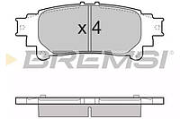 Колодки задние тормозные Lexus RX 08-15/Toyota Prius 09-(akebono), Bremsi (BP3482)