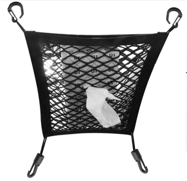 Автомобільна сітка-перегородка / Сітка-кишеня між сидіннями 30×25 см, фото 1