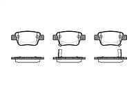 Колодки задние тормозные Toyota AVENSIS (T25) (2003 - 2008), WOKING (P1147302)