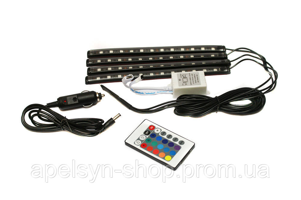 LED AMBIENT HR-01678 цветная подсветка для авто влагозащитная RGB h - фото 3 - id-p2092455880