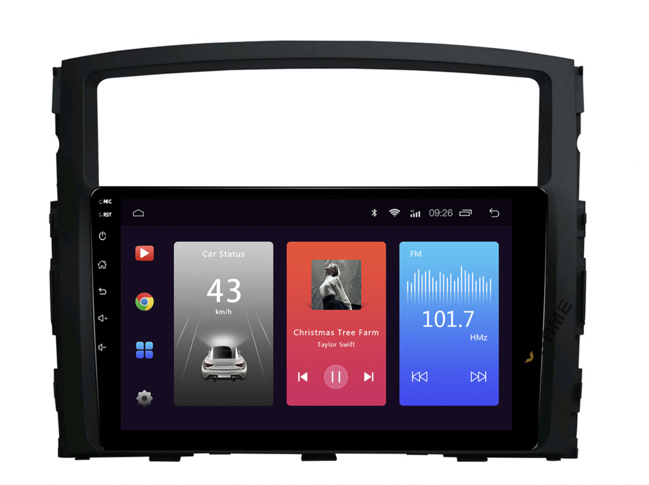 Штатна магнітола Mitsubishi Pajero 2006-2012 Android 2/32 Гб