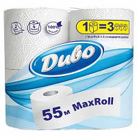 Туалетная бумага Диво Max Roll белая 55 м 2 слоя 4 рулона (4820003835708)