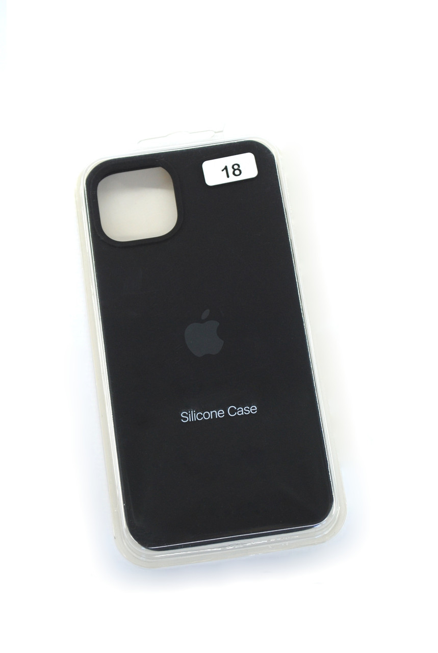 Чохол для телефону iPhone 15Pro Silicone Case original FULL №18 black (4you)