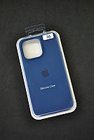 Чехол для телефона iPhone 15Pro Silicone Case original FULL №36 saphire (4you)