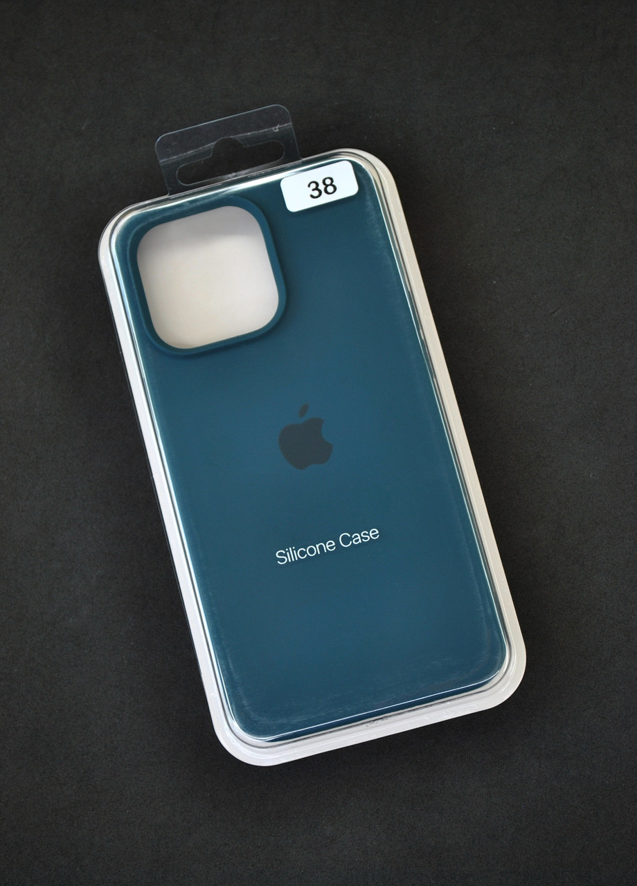 Чохол для телефону iPhone 15Pro Silicon Case original FULL No38 blue cobalt (4you)