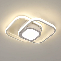 Светодиодный потолочный светильник, 32W 3600LM Квадратный потолочный светильник из алюминия