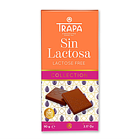 Молочный шоколад, без лактозы, Trapa, 90 г