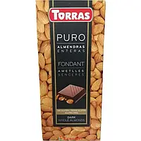Шоколад черный Torras Puro Almendras с миндалем 200 г Испания