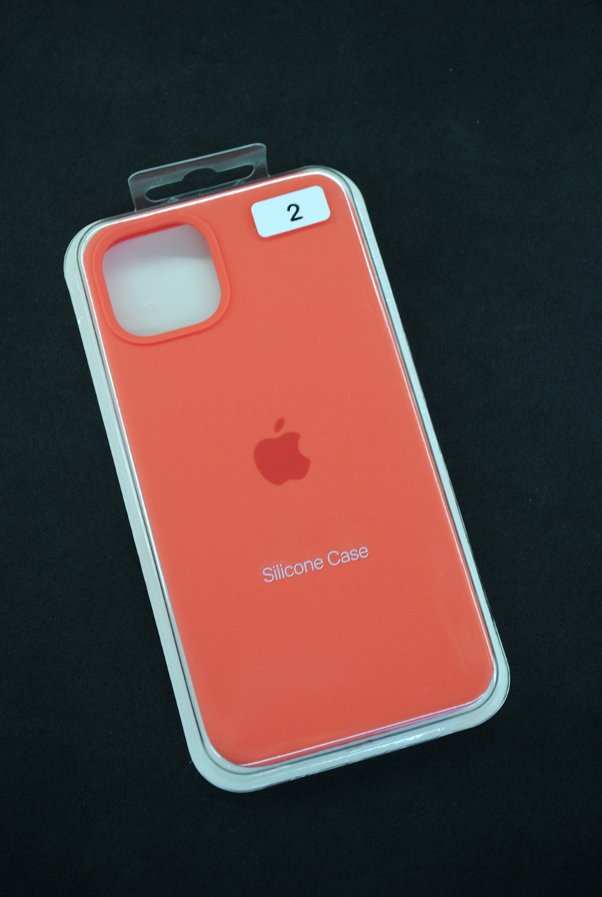 Чохол для телефону iPhone 15 Silicone Case original FULL №2 persimmon (4you)