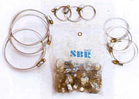 Хомут металл SBR 35-55 нержавеющий(25шт) (упаков.) h