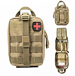 Аптечка тактичного типу, оснащена системою Molle A87, фото 3