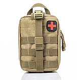 Аптечка тактичного типу, оснащена системою Molle A87, фото 4