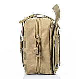 Аптечка тактичного типу, оснащена системою Molle A87, фото 5