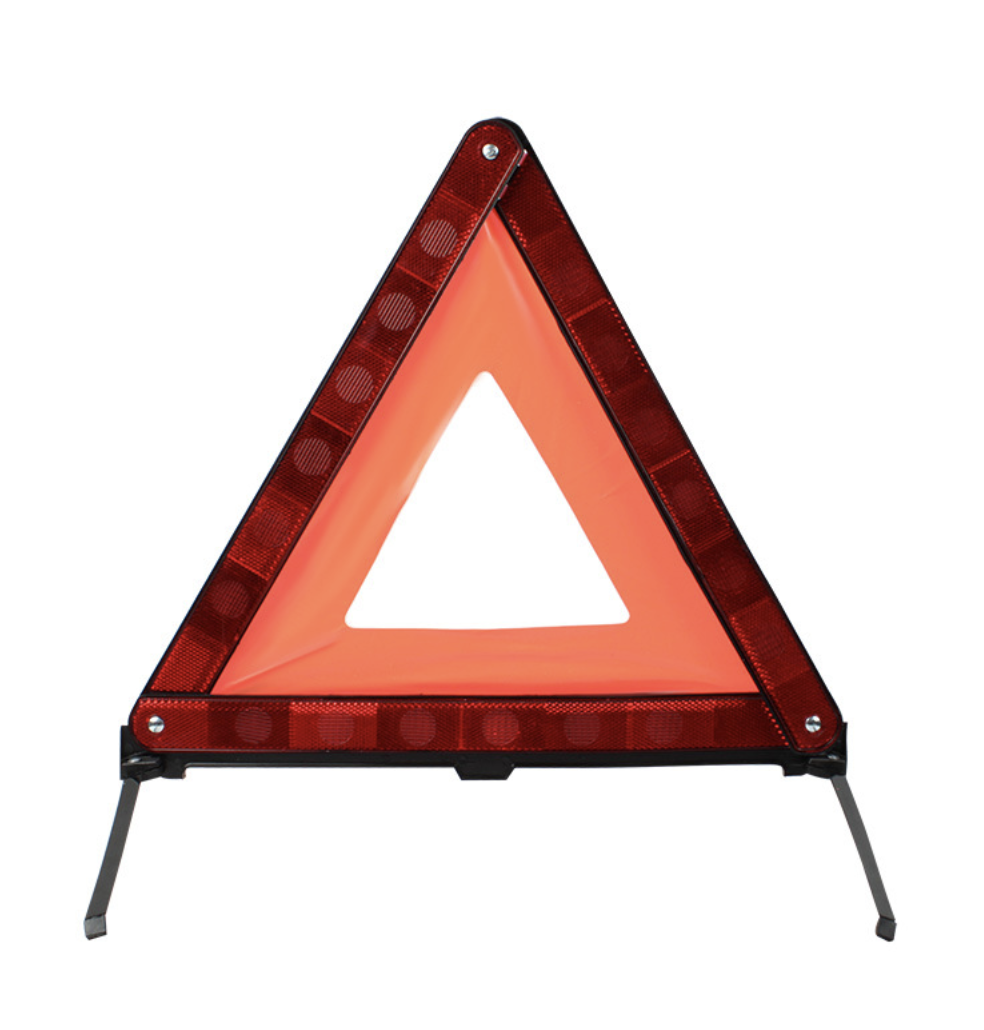 Дорожный знак аварийной остановки в форме треугольника - фото 2 - id-p2092460588