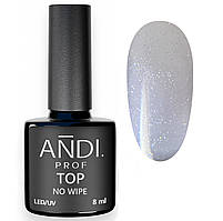 Топ для гель-лаку без липкого шару ANDI PROF TOP NUDE NO WIPE №1